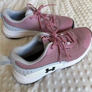 Under Armour Women's Pink and Gray Athletic Shoes